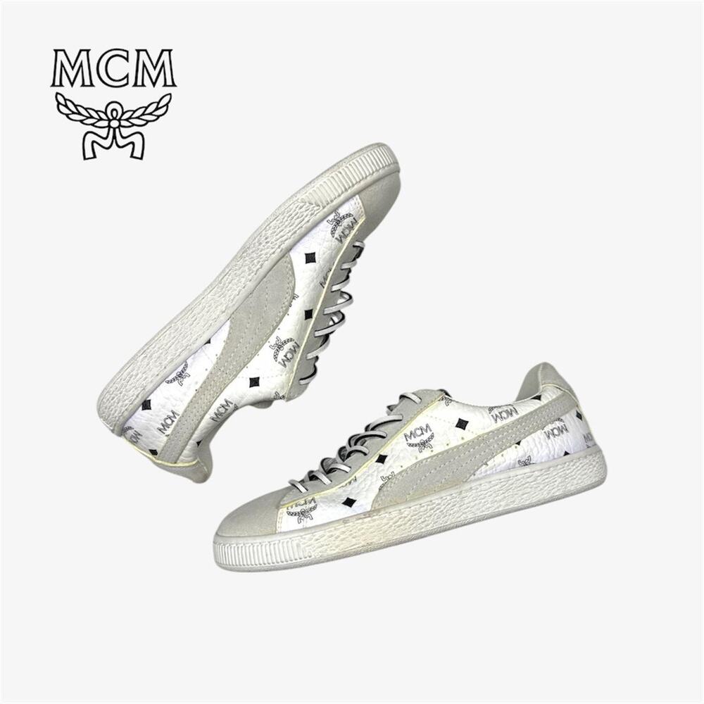 MCM x Puma Suede White sneaker - size 6.5